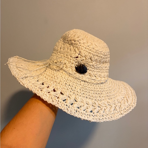 Panama Jack Cream Woven Hat - Picture 7 of 7